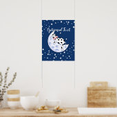 Kuh über dem Mond Poster (Küche)