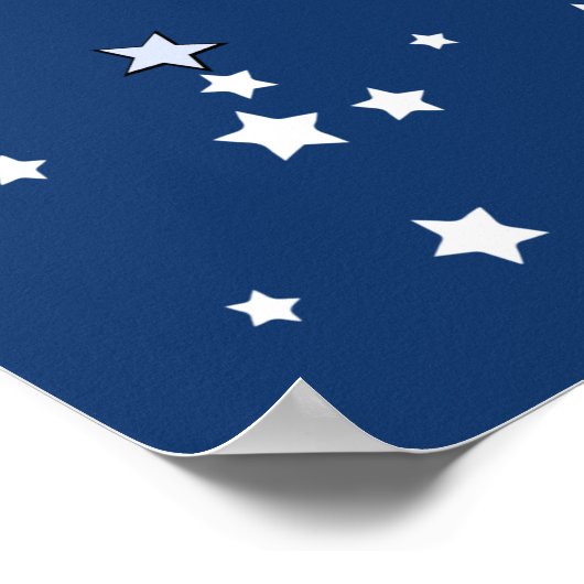 Kuh über dem Mond Poster (Ecke)