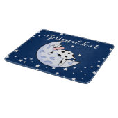 Kuh über dem Mond Schneidebrett (Ecke)