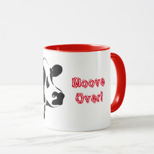 Kuh über die zweitönige Kaffee-Tasse Tasse