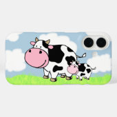 Kuh und Baby Case-Mate iPhone Hülle (Rückseite (Horizontal))