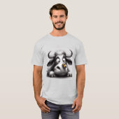 Kuh und Biene T-Shirt (Vorne ganz)