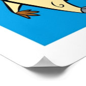 Kuh und Huhn Poster (Ecke)