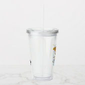 Kuh und Hühnchen lachen Grafik Acryltrinkbecher (Rechts)