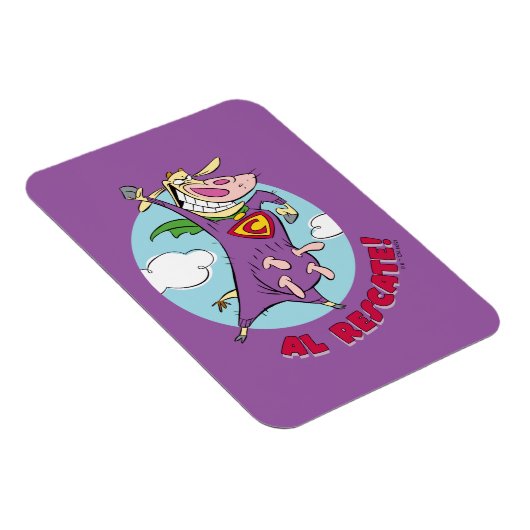 Kuh und Hühnchen Super Cow Al Rescate! Magnet (Rechte Seite)