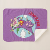 Kuh und Hühnchen Super Cow Al Rescate! Sherpadecke (Vorderseite (Horizontal))