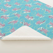 Kuh und Hühnchen-Super-Kuh-Muster Sherpadecke (3/4)