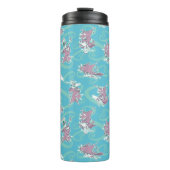 Kuh und Hühnchen-Super-Kuh-Muster Thermosbecher (Vorderseite)