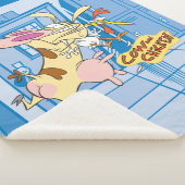 Kuh- und Hühnerstück-Grafik Sherpadecke (3/4)