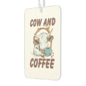 Kuh- und Kaffeepause, Funny Western Girl Autolufterfrischer (Links)