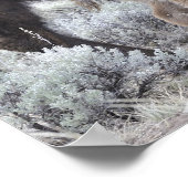 Kuh und Kalb Bison, Yellowstone Poster (Ecke)