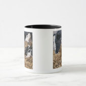 Kuh und Kalb im Heu Tasse (Zentrum)