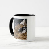 Kuh und Kalb im Heu Tasse (Vorderseite Links)