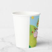 Kuh und Kalb Pappbecher (Rechts)