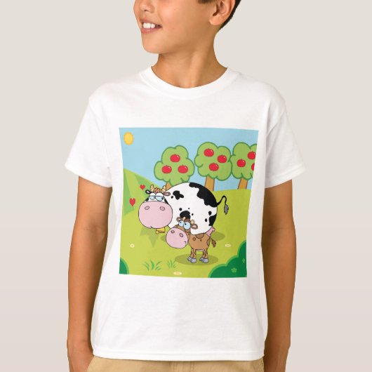Kuh und Kalb T-Shirt (Vorderseite)