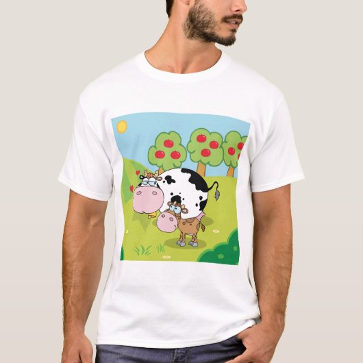 Kuh und Kalb T-Shirt (Vorderseite)