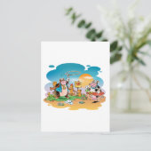 Kuh- und Kuhmädchen Postkarte (Stehend Vorderseite)