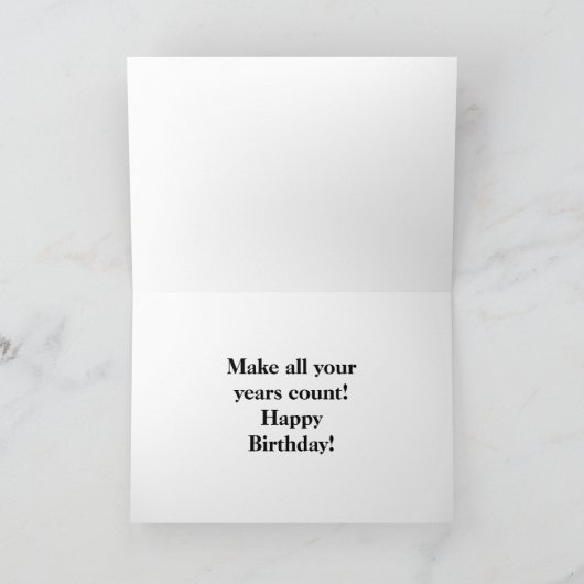 Kuh und Ladybug COWnt auf Gott Karte (Innenseite)