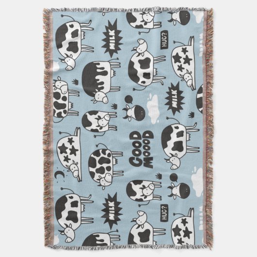 Kuh und Milch Decke (Vorderseite Vertikal)