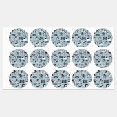 Kuh und Milch Etiketten (Blatt)