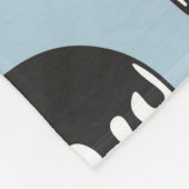 Kuh und Milch Fleecedecke (Ecke)