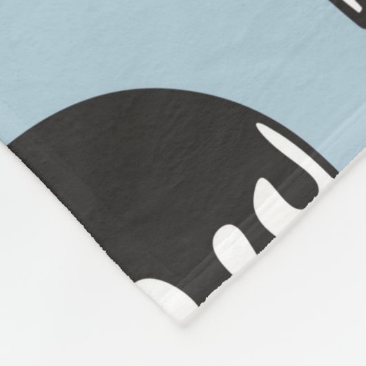 Kuh und Milch Fleecedecke (Ecke)