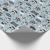 Kuh und Milch Geschenkpapier (Ecke)