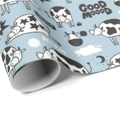 Kuh und Milch Geschenkpapier (Rolleneckpunkt)