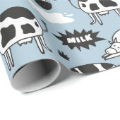 Kuh und Milch Geschenkpapier (Rolleneckpunkt)