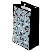 Kuh und Milch Kleine Geschenktüte (Rückseite Schrägansicht)