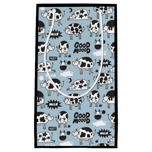 Kuh und Milch Kleine Geschenktüte (Vorderseite)