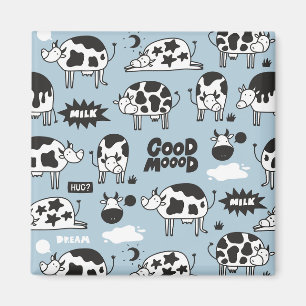 Kuh und Milch Magnet