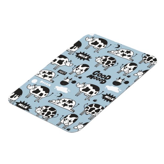 Kuh und Milch Magnet (Linke Seite)