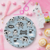 Kuh und Milch Pappteller (Party)