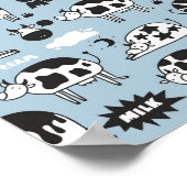 Kuh und Milch Poster (Ecke)