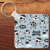 Kuh und Milch Schlüsselanhänger (Vorderseite)