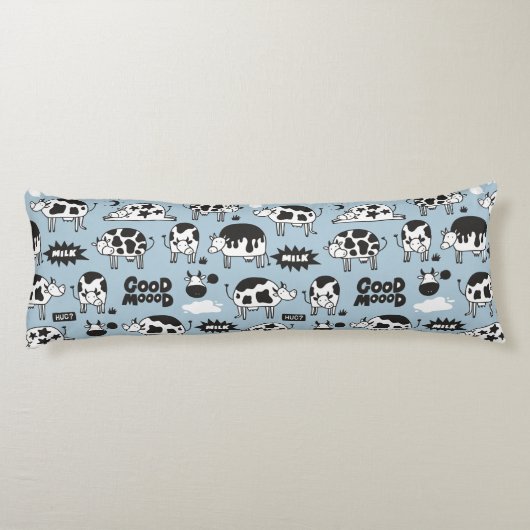 Kuh und Milch Seitenschläferkissen (Rückseite)