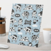 Kuh und Milch Sockelschild (In Situ)