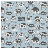 Kuh und Milch Stoff (Nahaufnahme)