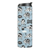 Kuh und Milch Thermosbecher (Nach links gedreht)