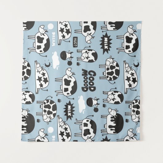 Kuh und Milch Wandteppich (Vorderseite (Horizontal))