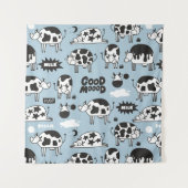 Kuh und Milch Wandteppich (Vorderseite)