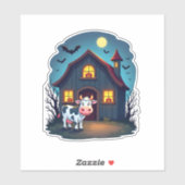 Kuh und Spuk Stall Aufkleber (Blatt)