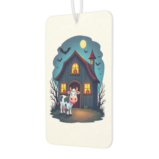Kuh und Spuk Stall Autolufterfrischer (Links)