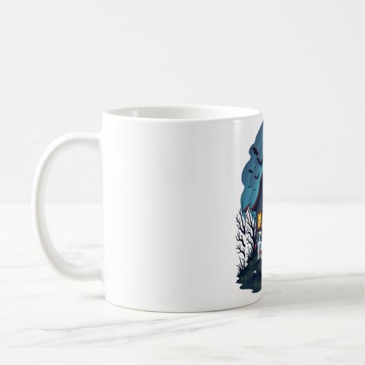 Kuh und Spuk Stall Kaffeetasse (Links)