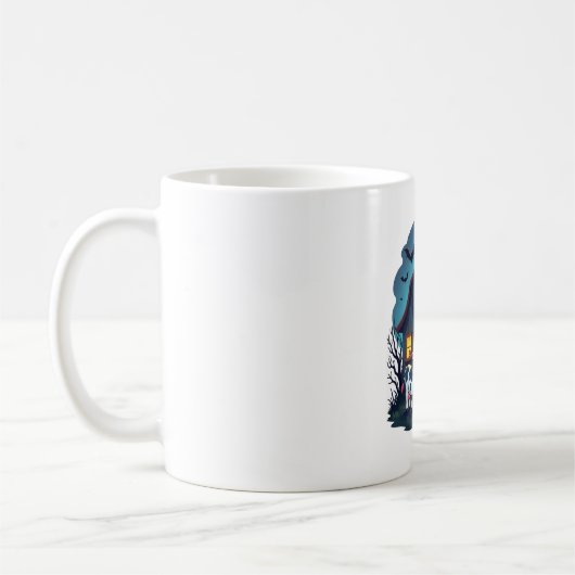 Kuh und Spuk Stall Kaffeetasse (Links)