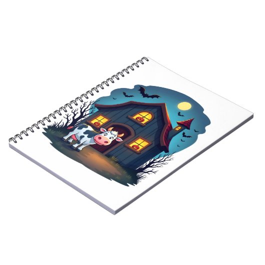 Kuh und Spuk Stall Notizblock (Linke Seite)