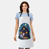 Kuh und Spuk Stall Schürze (Getragen)