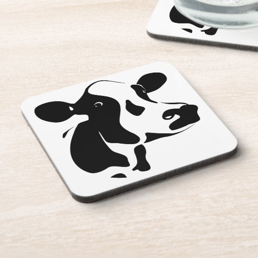 Kuh-Untersetzer-Set Untersetzer (Linke Seite)