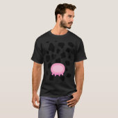 Kuh Utters Kostüm Niedliche Halloween Männer Fraue T-Shirt (Vorne ganz)